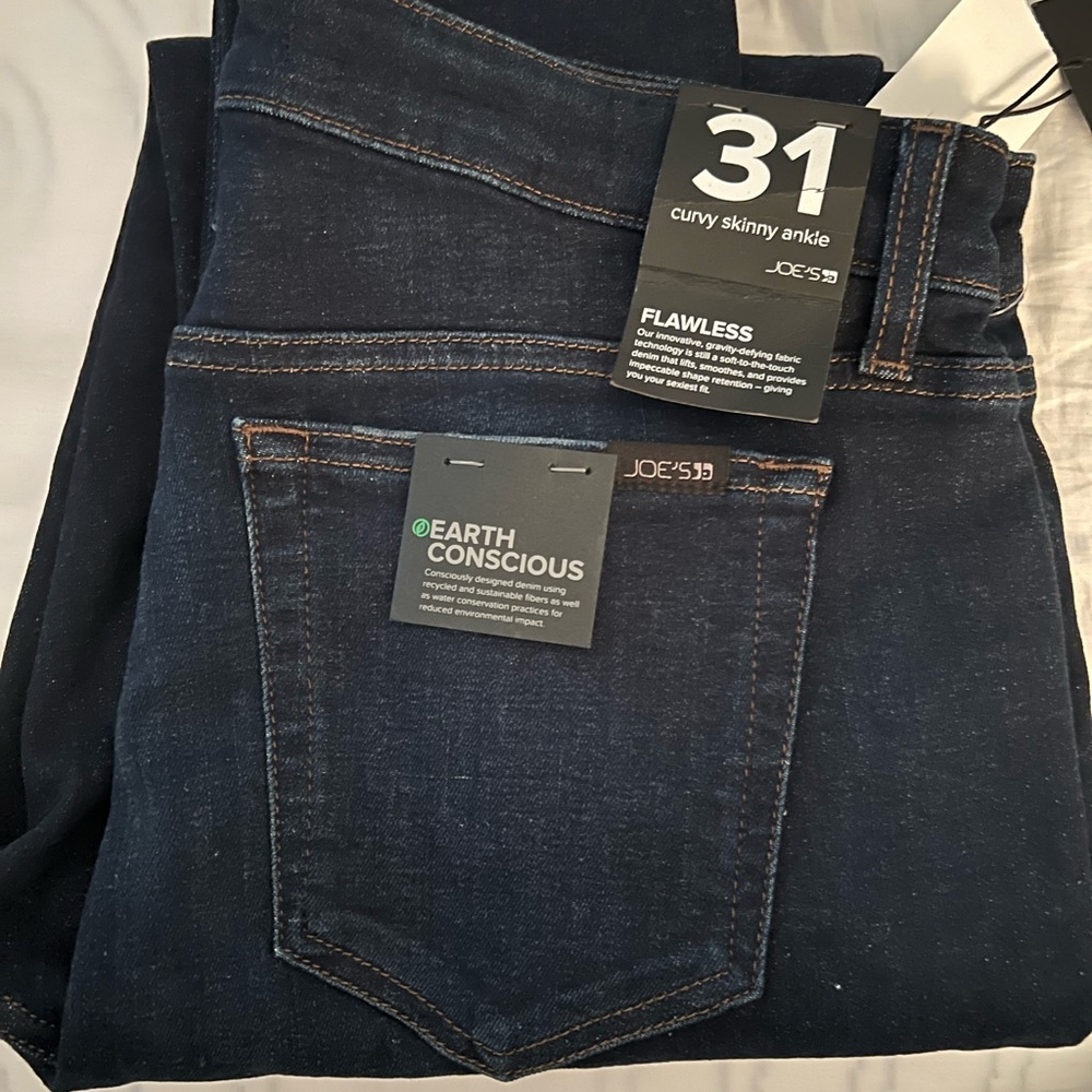 NWT Joe‘s Jeans Flawless Curvy Skinny Ankle Size 31